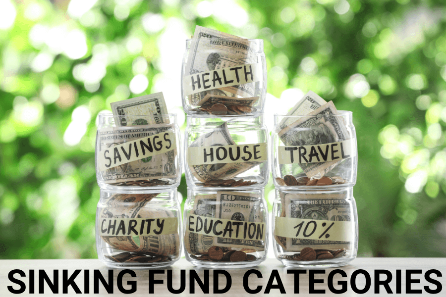 sinking fund categories