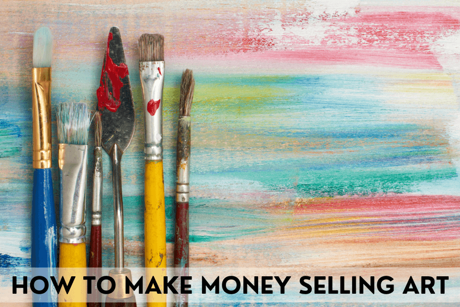 how to make money selling art