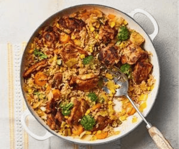 one pot chicken and rice