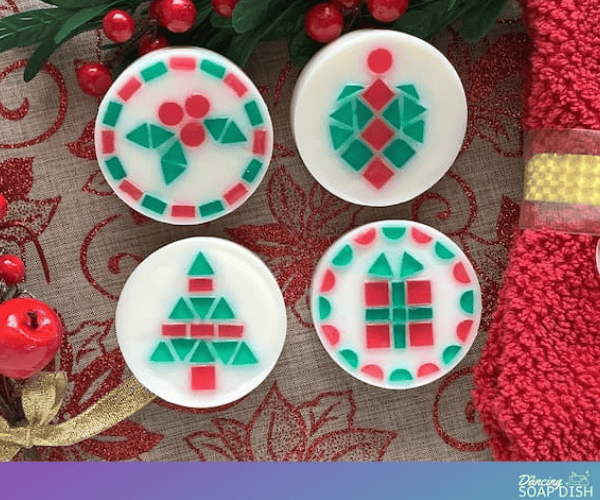 festive soap bars