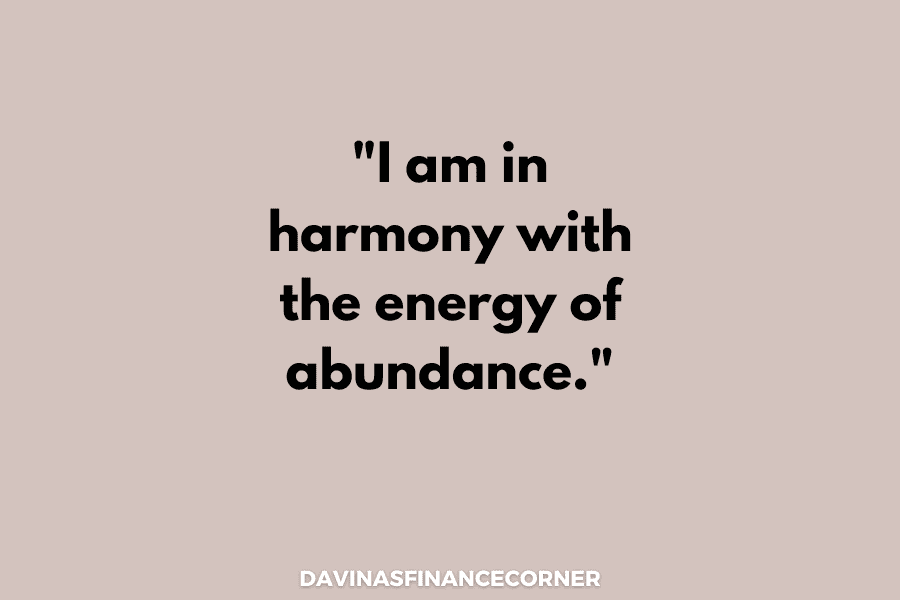 affirmations for abundance and wealth