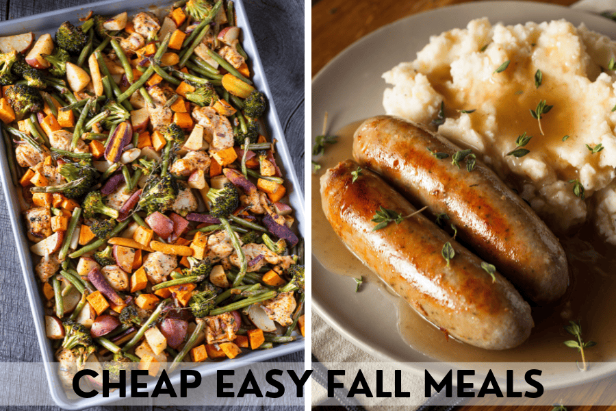 cheap easy fall meals