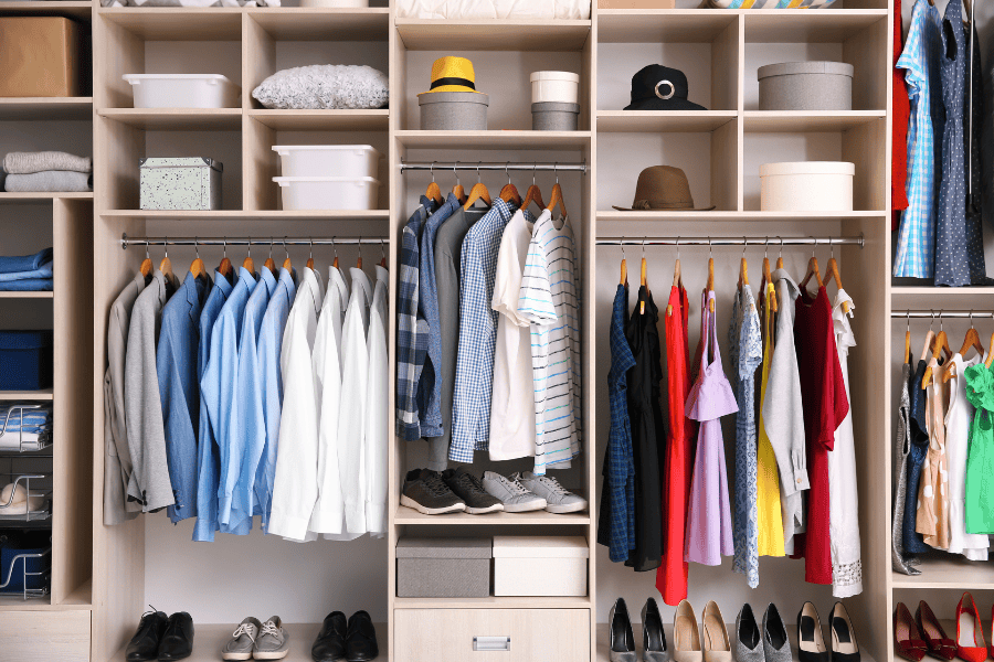 closet organization ideas