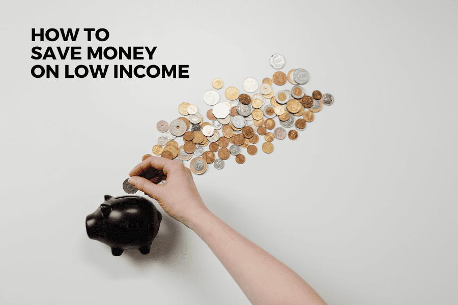 how to save money on low income